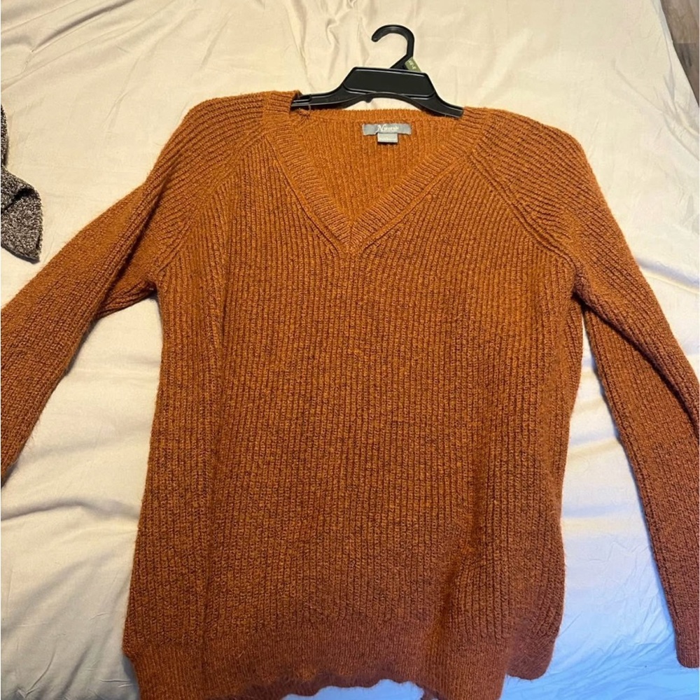Size large rust orange sweater